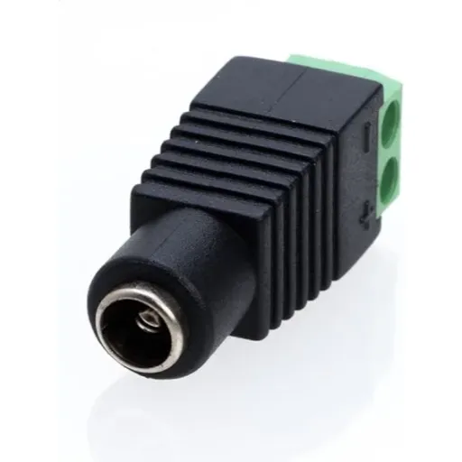 CONECTOR DE CORRIENTE HEMBRA PARA CAMARA PR-C09