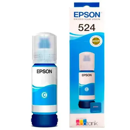 BOTELLA DE TINTA EPSON 524 T524220 CYAN