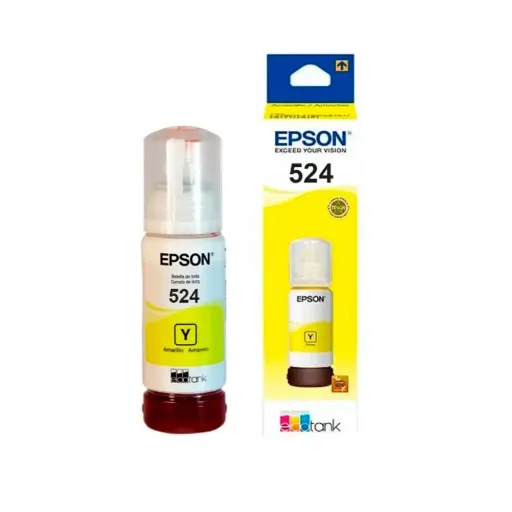 BOTELLA DE TINTA EPSON 524 T524420 AMARILLO