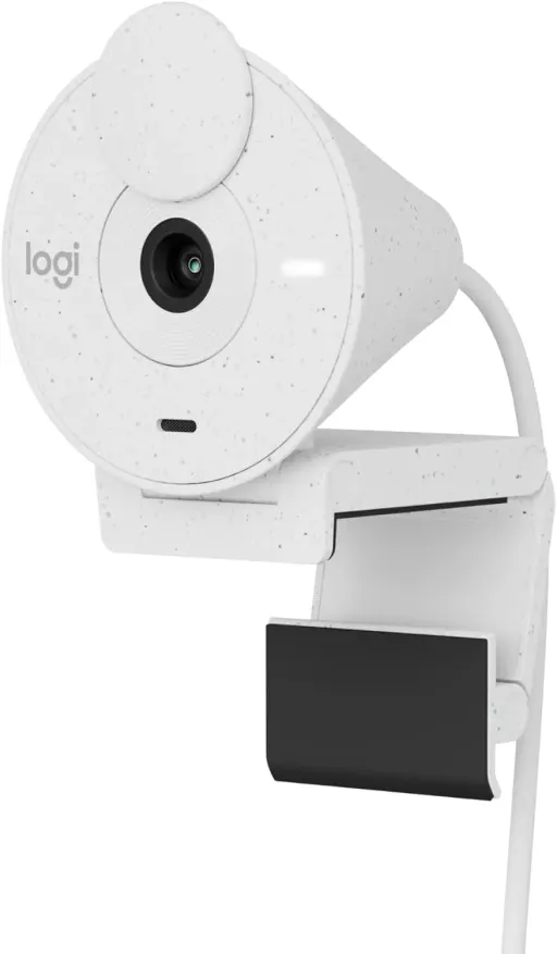 CAMARA WEB LOGITECH BRIO 300 FHD 1080P USB-C BLANCA 960-001440