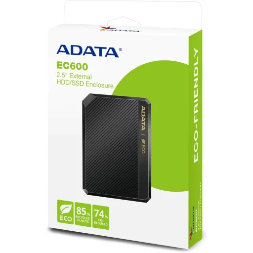 ENCLOSURE ADATA 2.5 USB 3.2 EC600-BCBK